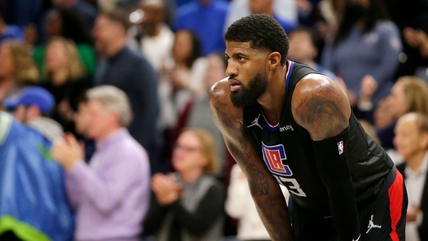 Paul George out up to a month with torn ligament in right elbow