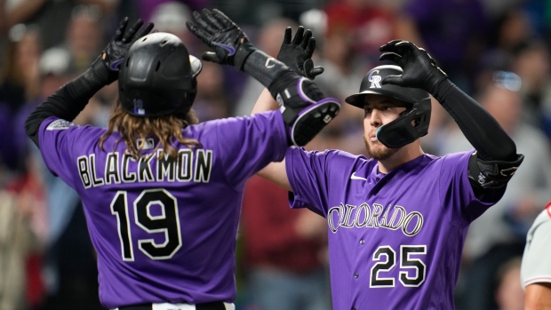 C.J. Cron Charlie Blackmon