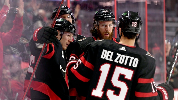 Ottawa Senators celebrate