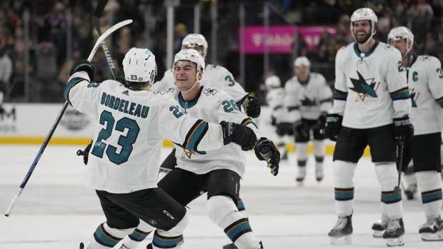 San Jose Sharks celebrate