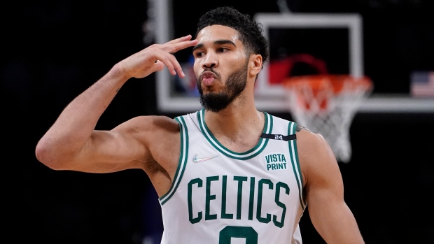 Jayson Tatum got props from the fan he cares most about after