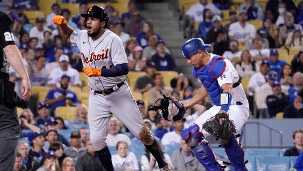 Detroit Tigers take on Los Angeles Dodgers in California