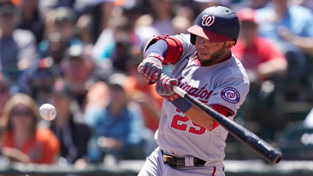 Hernandez 5 RBIs, Soto 3 hits, Gray excels, Nats top Giants