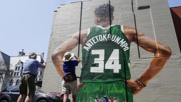 MVP Antentokounmpo gives baseball a shot at Yankee Stadium