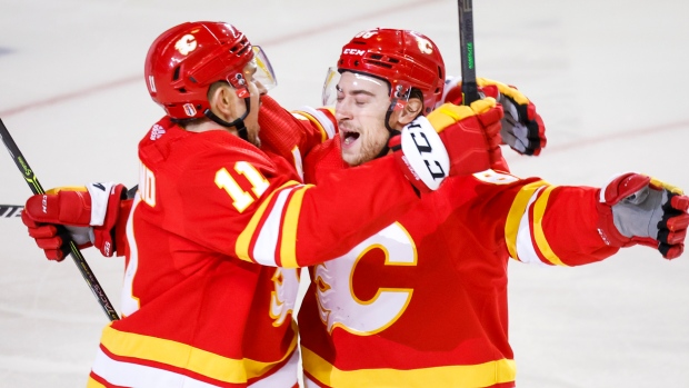 Andrew Mangiapane scores first hat trick as Calgary Flames top Anaheim  Ducks 
