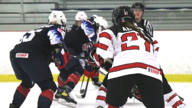 Canada United States women's U18s