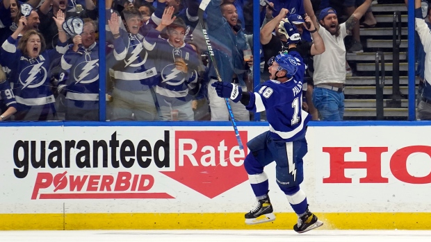 Ondrej Palat Tampa Bay Lightning New York Rangers Game 3 