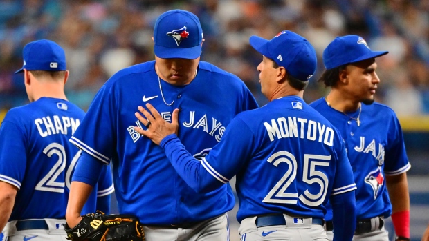 Blue Jays send Ryu to injured list after another rough start