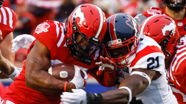 Ka'Deem Carey would love to carry the Stampeders into the playoffs