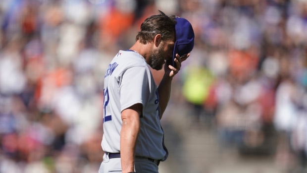 Clayton Kershaw loses for first time since May 21 as Giants beat