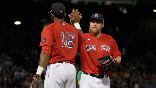 Devers HR in 4th straight game; Winckowski, Bosox rout A's