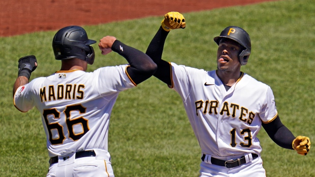 Photo: Pittsburgh Pirates Michael Chavis Hits Three Run Home Run