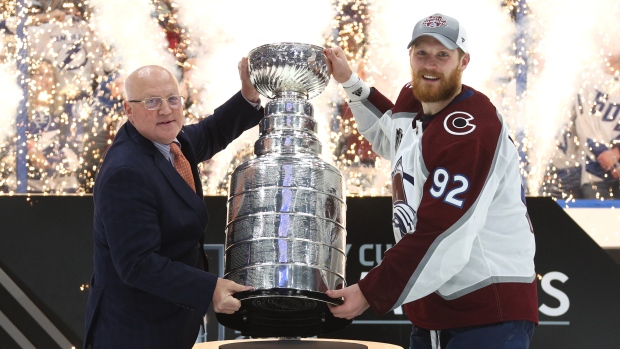 Colorado Avalanche lift the Stanley Cup