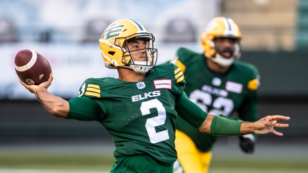 Edmonton Elks Tre Ford active Saskatchewan Roughriders