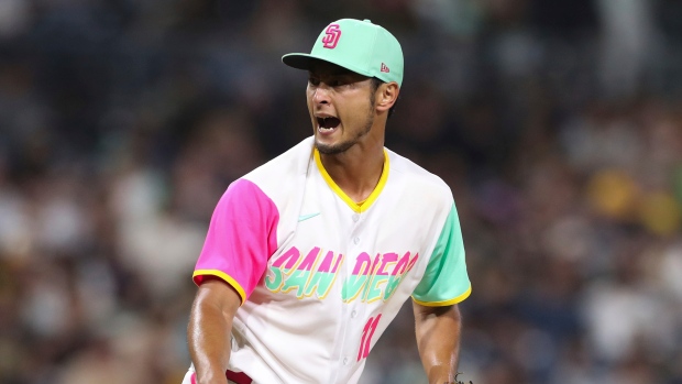 Darvish fans 9 in 7 innings, Padres top Diamondbacks 5-3