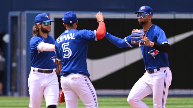 Bo Bichette Santiago Espinal Lourdes Gurriel Jr.