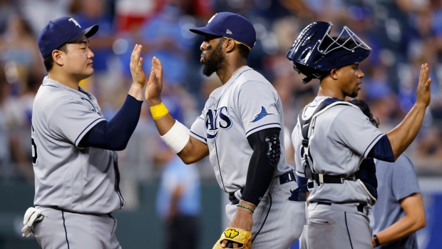 Tampa Bay Rays celebrate 