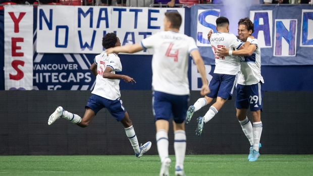 Vancouver Whitecaps celebrate