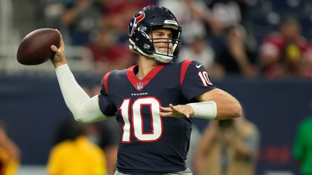 September 18, 2022: Houston Texans quarterback Davis Mills (10