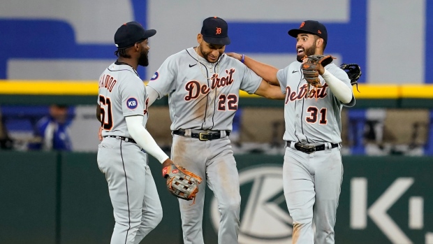 Detroit Tigers celebrate