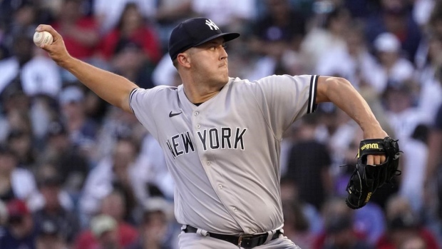 Jameson Taillon New York Yankees hit by line drive