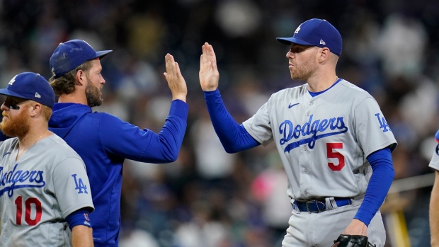 Los Angeles Dodgers Baseball Cards: Trea Turner, Freddie Freeman