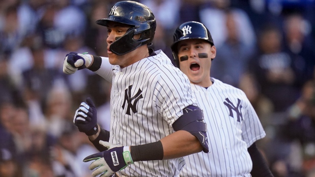 Anthony Rizzo and Aaron Judge 