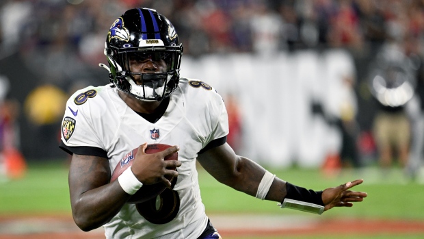 Lamar Jackson has 4 TDs as Ravens roll to 28-3 win over Browns and rookie  QB Thompson-Robinson – Winnipeg Free Press