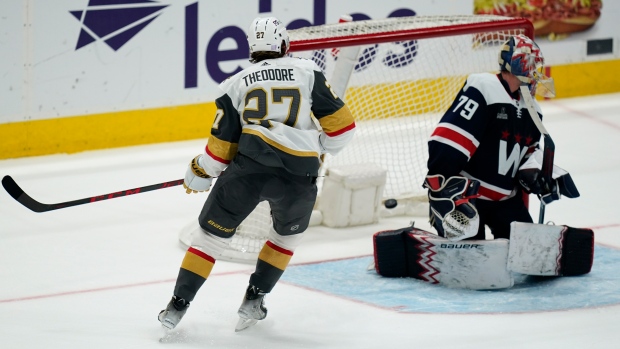 Shea Theodore Scores Vegas Golden Knights Beat Washington Capitals - TSN.ca