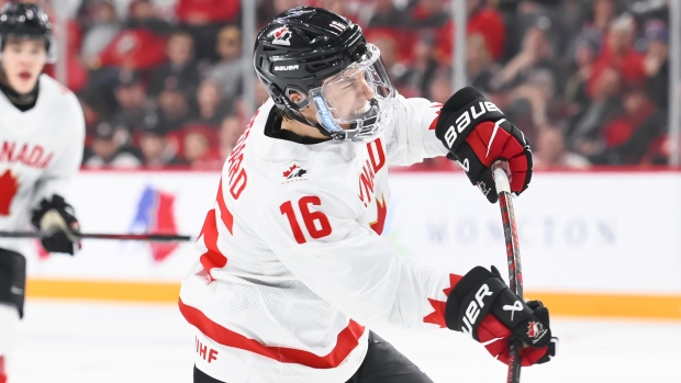 Chaz Lucius completes hat trick in OT to win bronze for Team USA; Canada  takes gold - The Rink Live