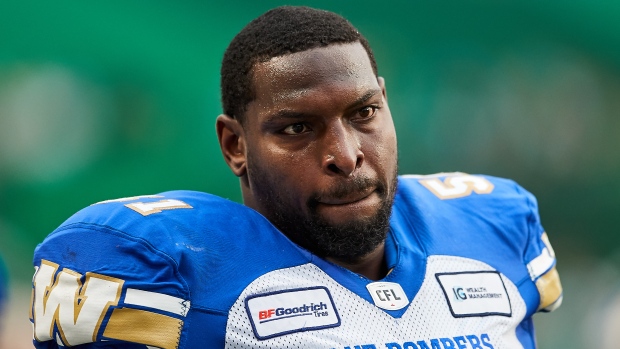 Jermarcus Hardrick Selected As CFL West All Star - Winnipeg in CFL