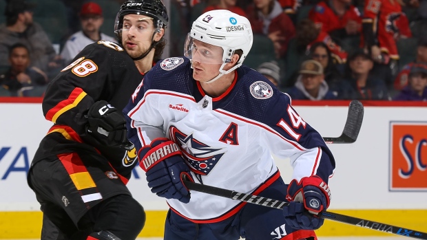 Columbus Blue Jackets Gustav Nyquist out indefinitely with upper-body ...