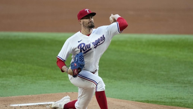 Texas Rangers Andrew Heaney ties AL mark with 9 straight Ks vs. Royals ...