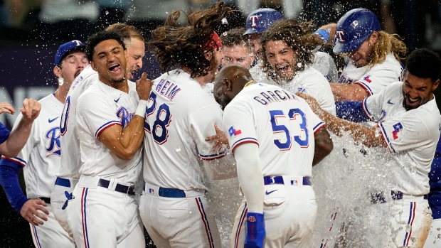 Watch: Rangers' Jonah Heim hits walk-off homer to lift Rangers over Royals