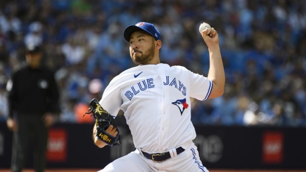 Yusei Kikuchi aided by bullpen, offense in Blue Jays' sweep