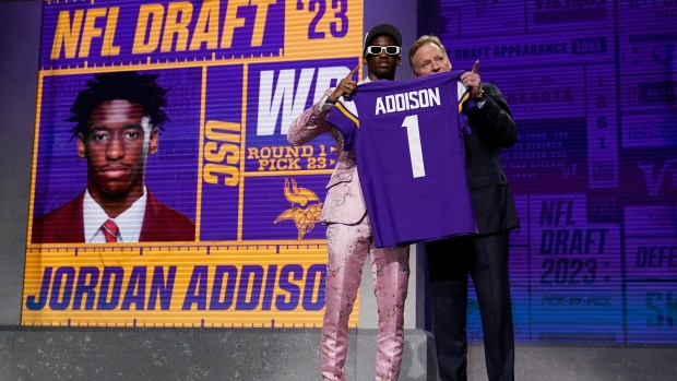 2023 NFL Draft: Minnesota Vikings pick USC WR Jordan Addison to pair with  Justin Jefferson, NFL Draft