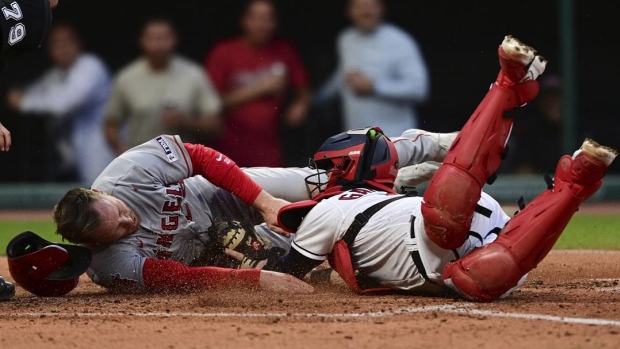 Daily Mike Trout Report: Leadoff double in 9th starts Angels' winning rally  in Cleveland