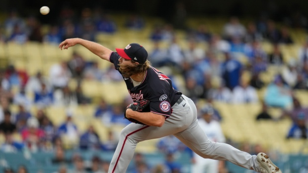 Nationals place RHP Hunter Harvey on injured list with elbow strain