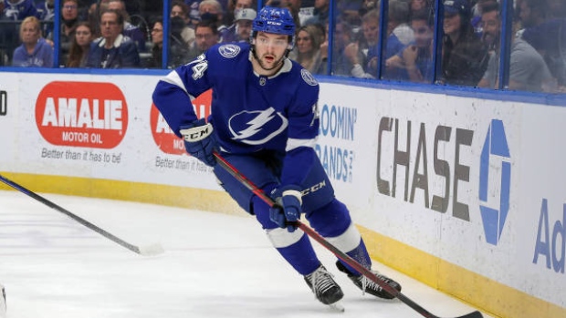 Lightning's Erik Cernak shows signs of somebody with a big NHL future