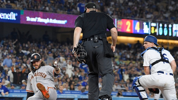 Brandon Crawford's glove and arm save Giants in particularly