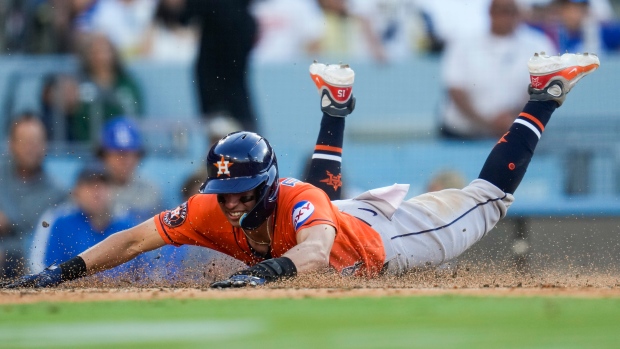 Bregman's RBI in the 11th gives the Astros a win over the Dodgers