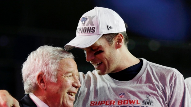 Tom Brady and Robert Kraft