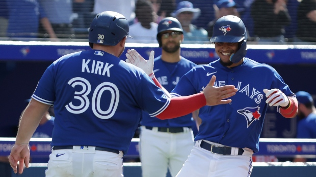 Alejandro Kirk on two-homer day, 07/29/2023