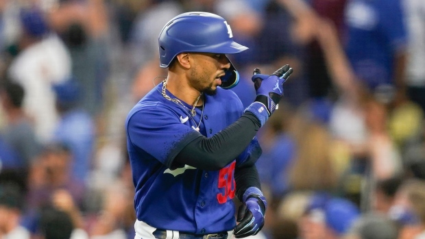Betts' dominant day ends with two home runs as Dodgers sweep Marlins in  doubleheader