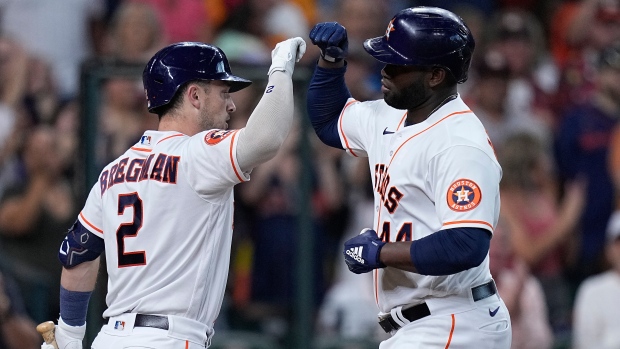 Alvarez homers, Tucker surpasses 100 RBIs as Astros increase AL West lead  with 7-5 win over Padres - ABC News