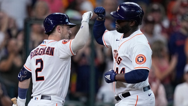 Alvarez homers, Tucker surpasses 100 RBIs as Astros increase AL