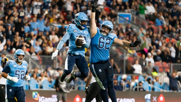 Playoff-bound Argos end CFL schedule with loss and experiment