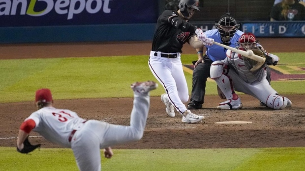 Bell, Schwarber homer as Corbin pitches Nats past Phils 5-1