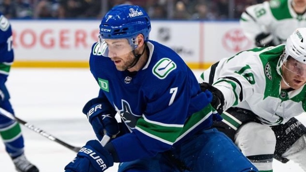 Vancouver Canucks Defenceman Carson Soucy Out Six To Eight Weeks With ...