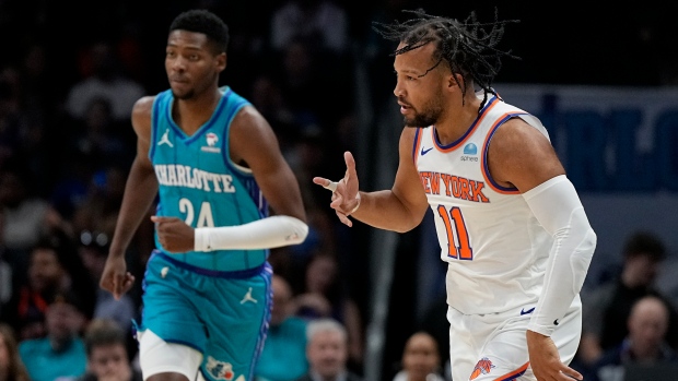 Jalen Brunson leads New York Knicks past Charlotte Hornets for third straight victory – TSN.ca